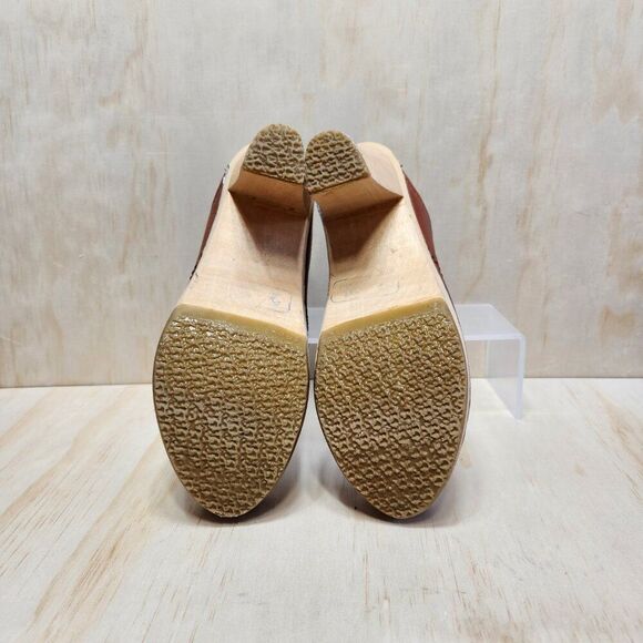 Anatomisk Sweden Leather Cognac Slip In Clog Women's Size EU 36 US 5.5 - Picture 3 of 12